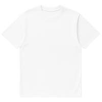 Camiseta blanca cubica frente