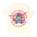 Camiseta Cubica ¡Hey, Somos Skaters! espalda vainilla
