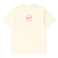 Camiseta Cubica ¡Hey, Somos Skaters! frente vainilla