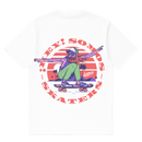 Camiseta Cubica ¡Hey, Somos Skaters! espalda blanco