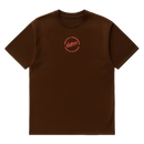 Camiseta Cubica ¡Hey, Somos Skaters! frente cafe