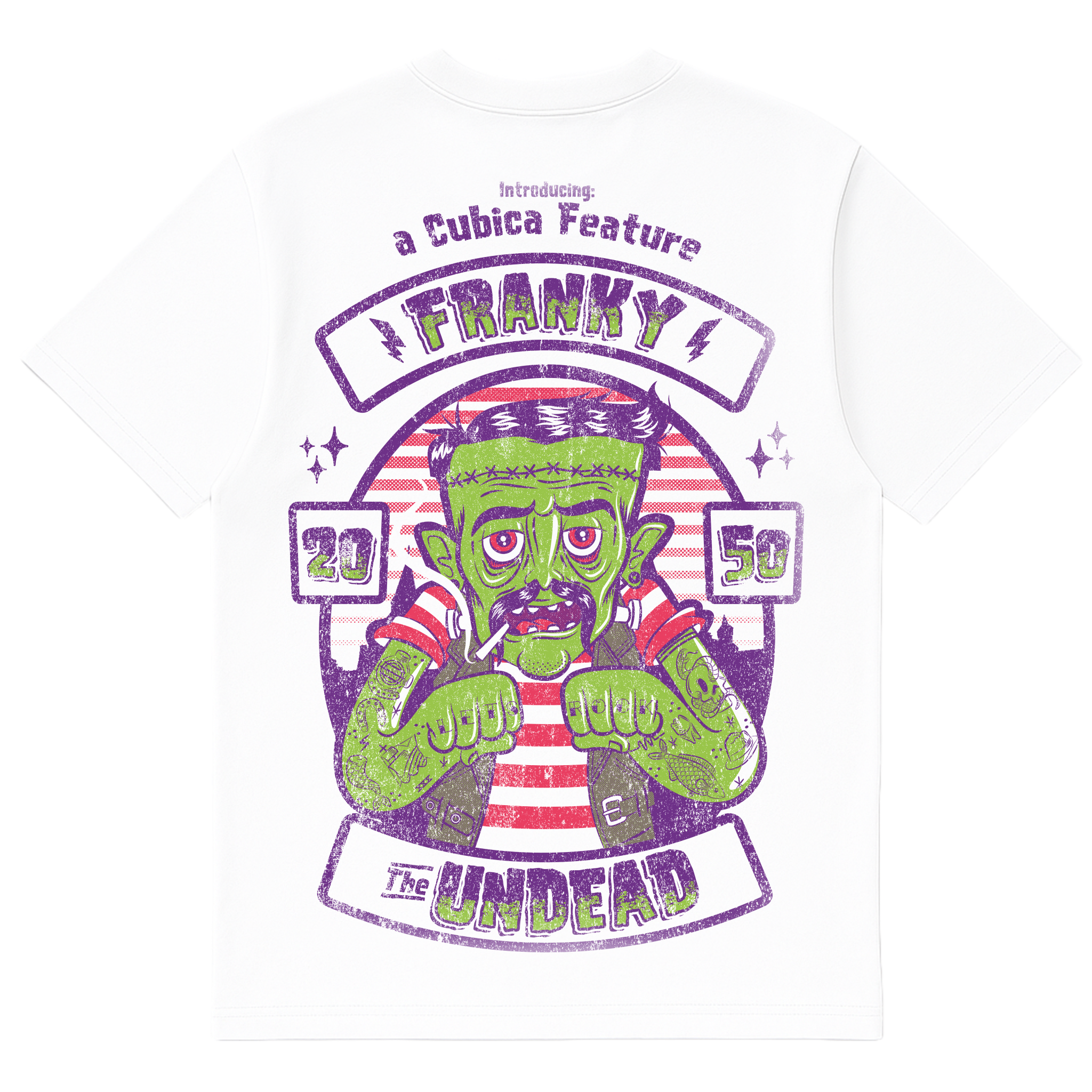Camiseta Cubica Franky The Undead
