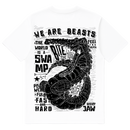 Camiseta Cubica We are beasts Cocodrile espalda