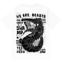 Camiseta Cubica We are beasts Cocodrile espalda