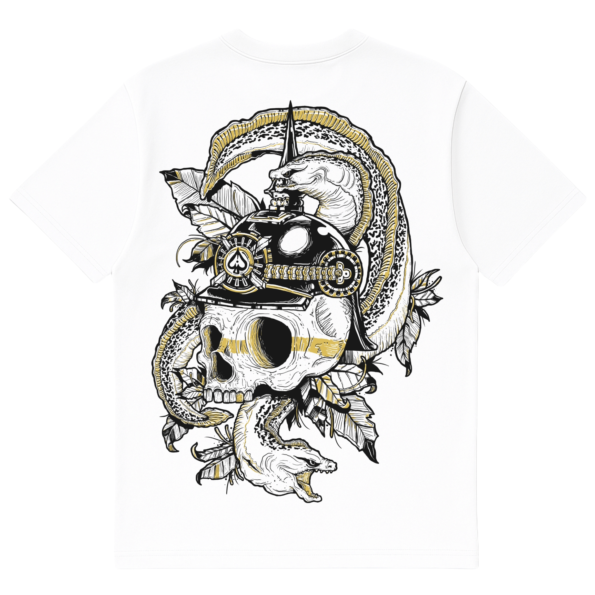 Camiseta Cubica Compás Skull Overseas