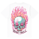 Camiseta Cubica Rise In Hell Skull espalda