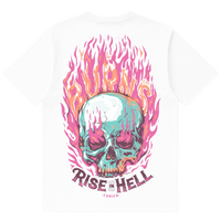 Camiseta Cubica Rise In Hell Skull espalda