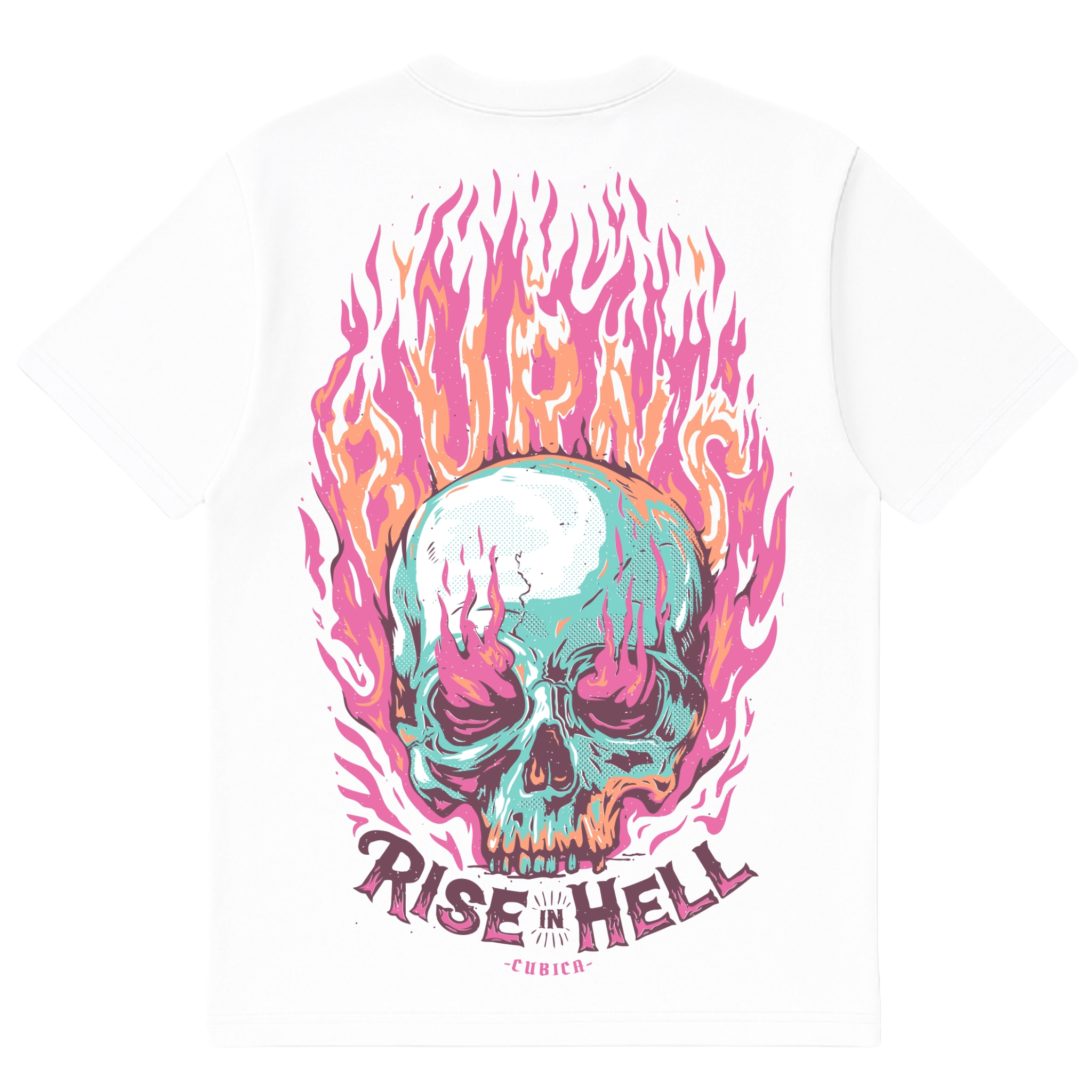 Camiseta Cubica Rise In Hell