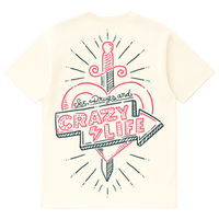 Camiseta Cubica Enjoy Crazy Life espalda