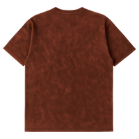 Camiseta acid cafe rojizo espalda
