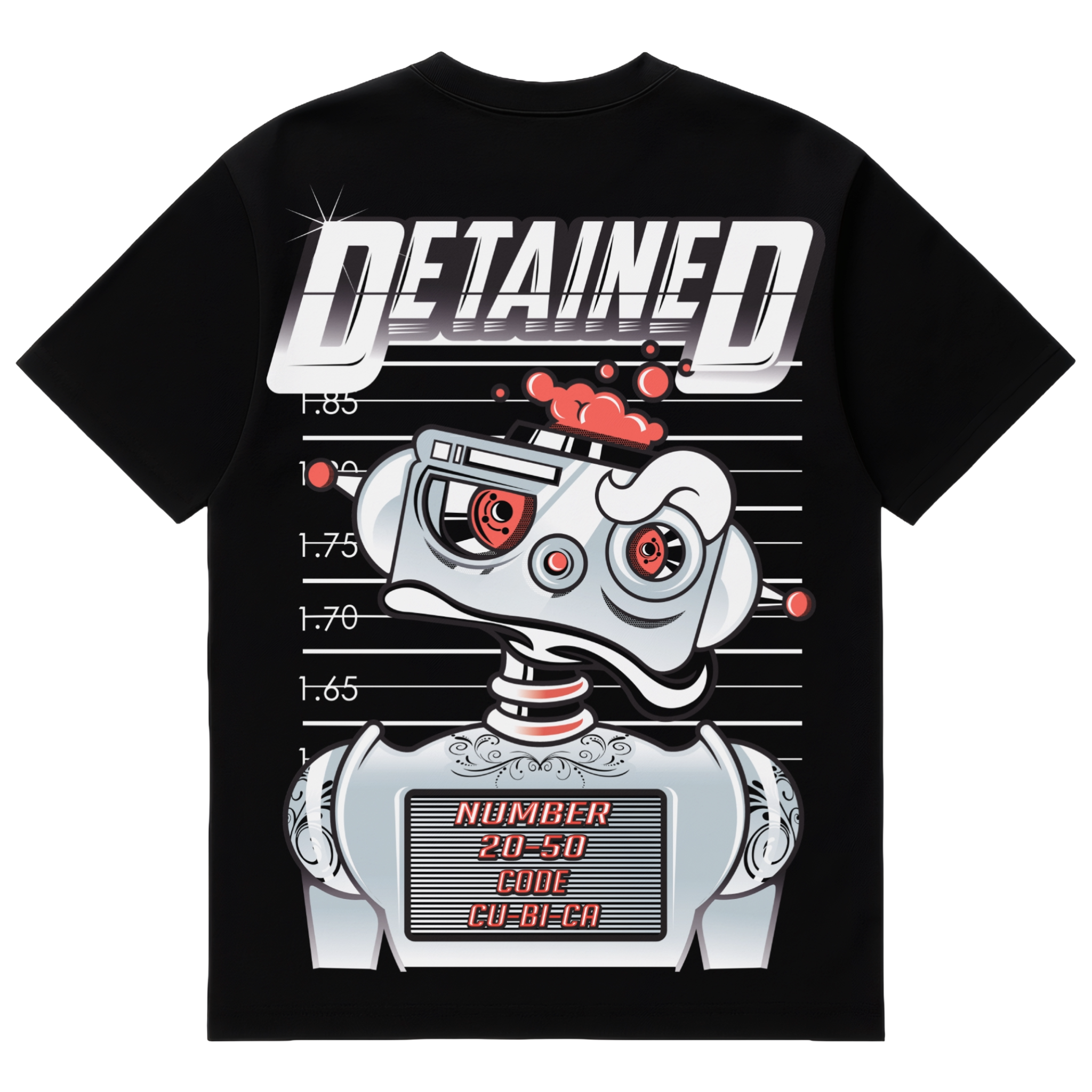 Camiseta Cubica Detained Robot