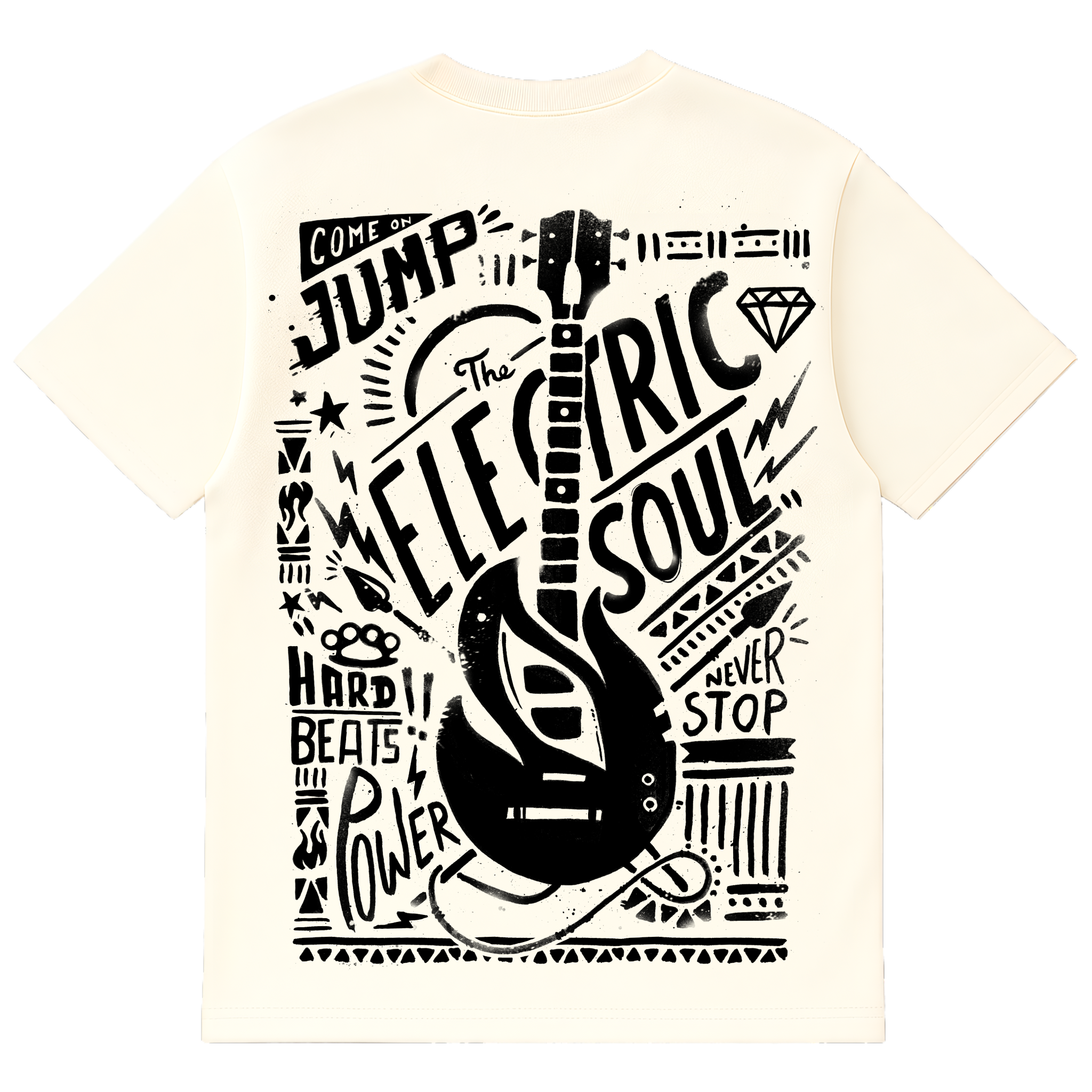 Camiseta Cubica Electric Soul Come Jump