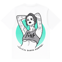 Camiseta Cubica Funk Chicas Duras Siempre espalda