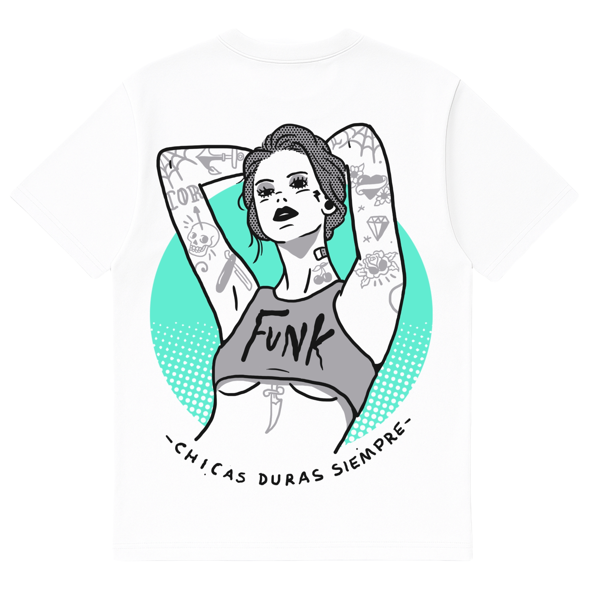 Camiseta Cubica Funk Chicas Duras Siempre