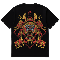 Camiseta Cubica Samurai Gorilla espalda