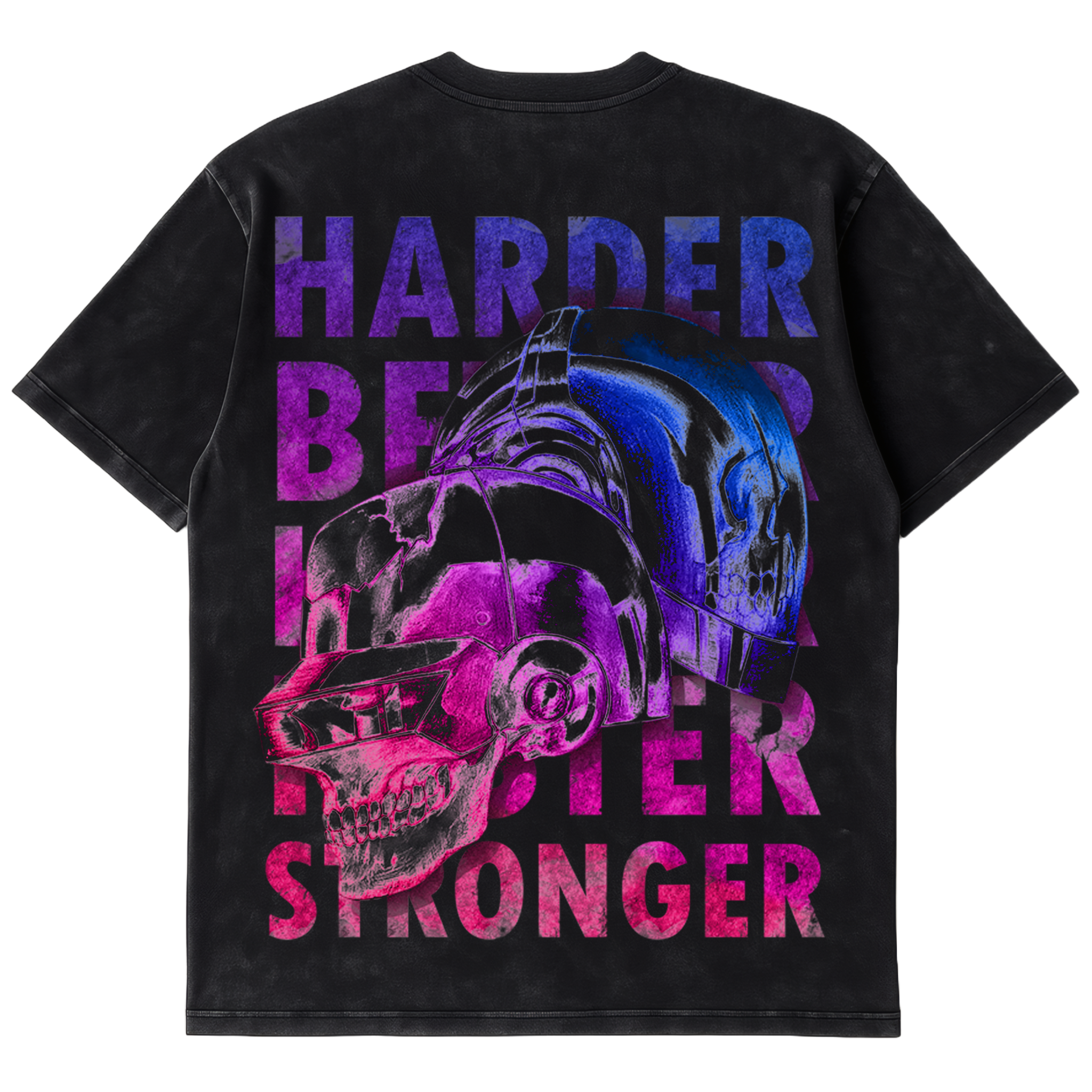 Camiseta Cubica Skull Punk (Inspirado en Daft Punk)