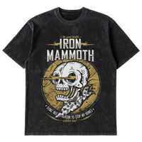 Camiseta Cubica Iron Mammoth Washed frente