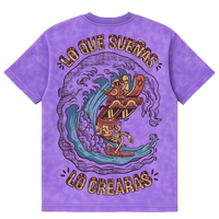 Camiseta Cubica Lo Que Sueñas Washed espalda