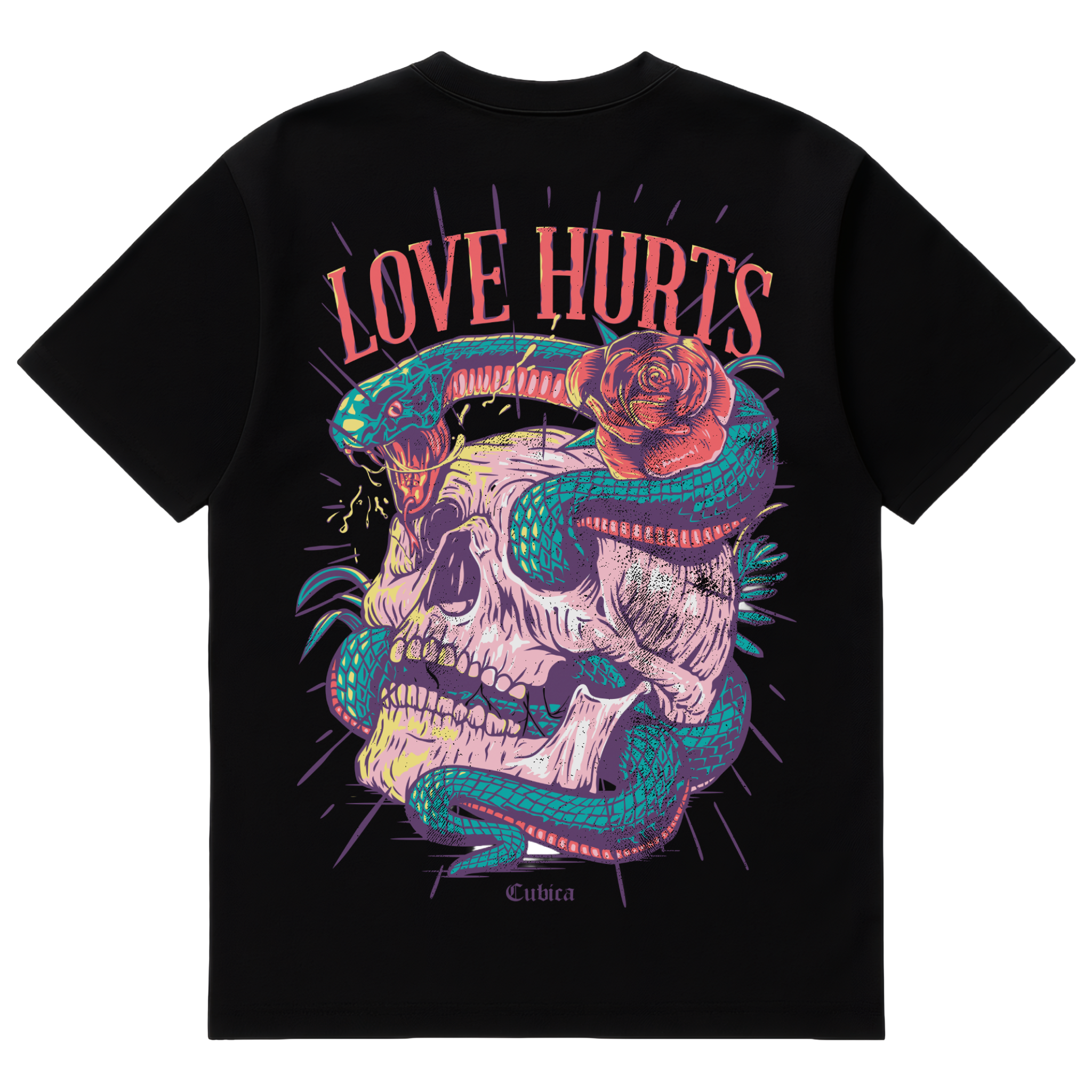 Camiseta Cubica Love Hurts