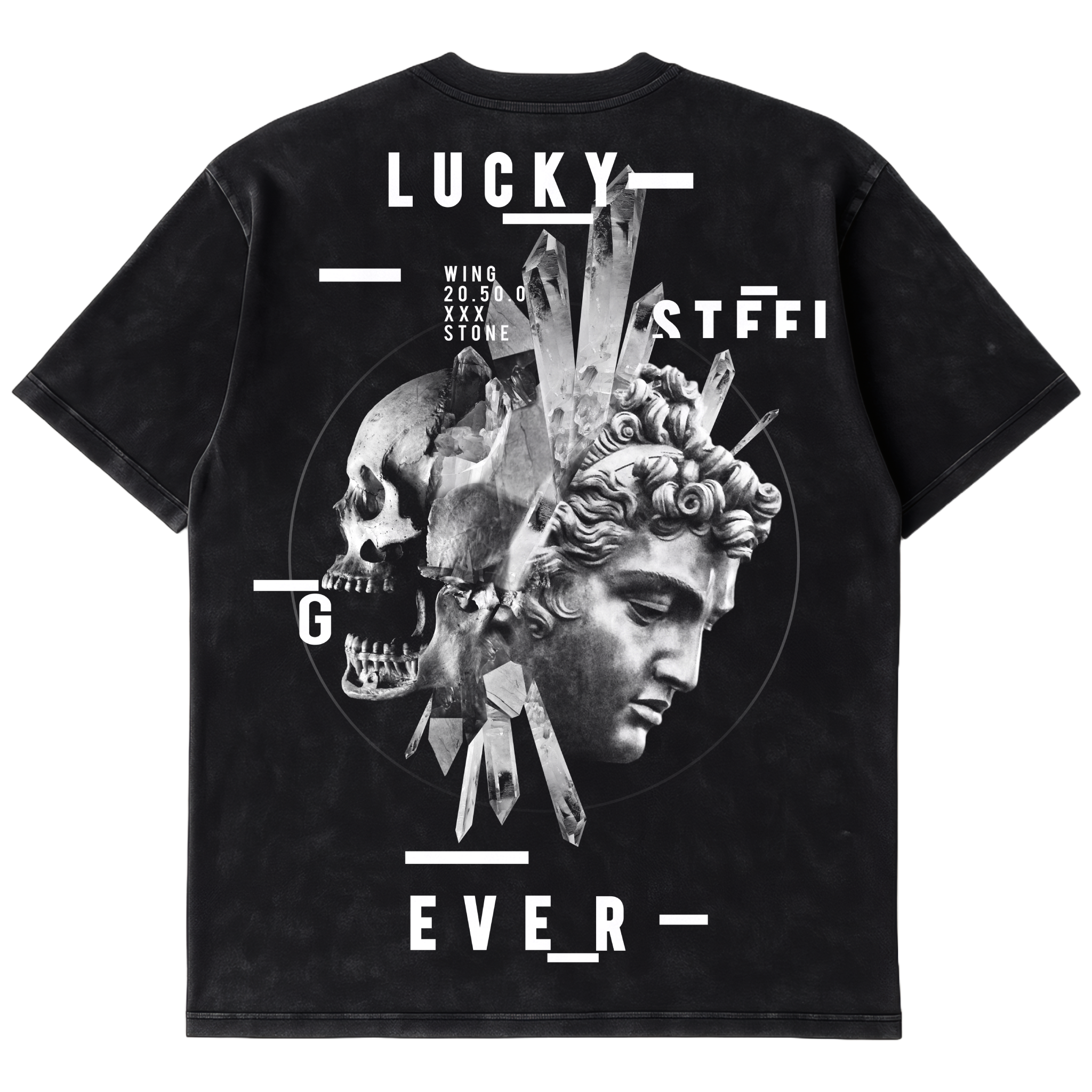 Camiseta Cubica Sfft Lucky Ever espalda