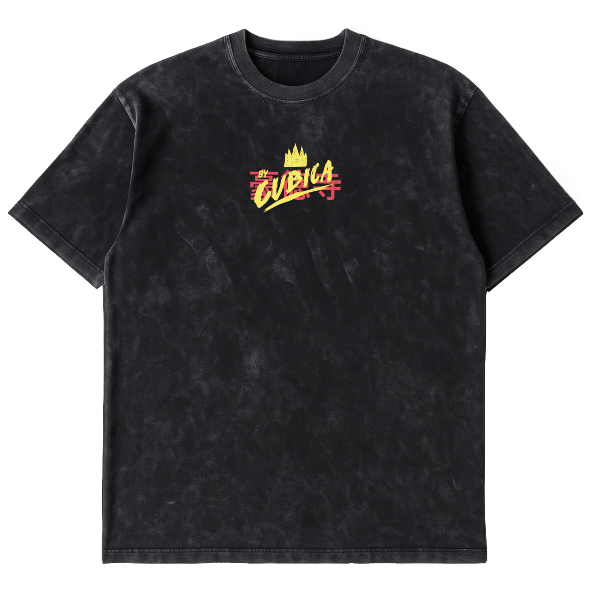 Camiseta Cubica Neon Cat