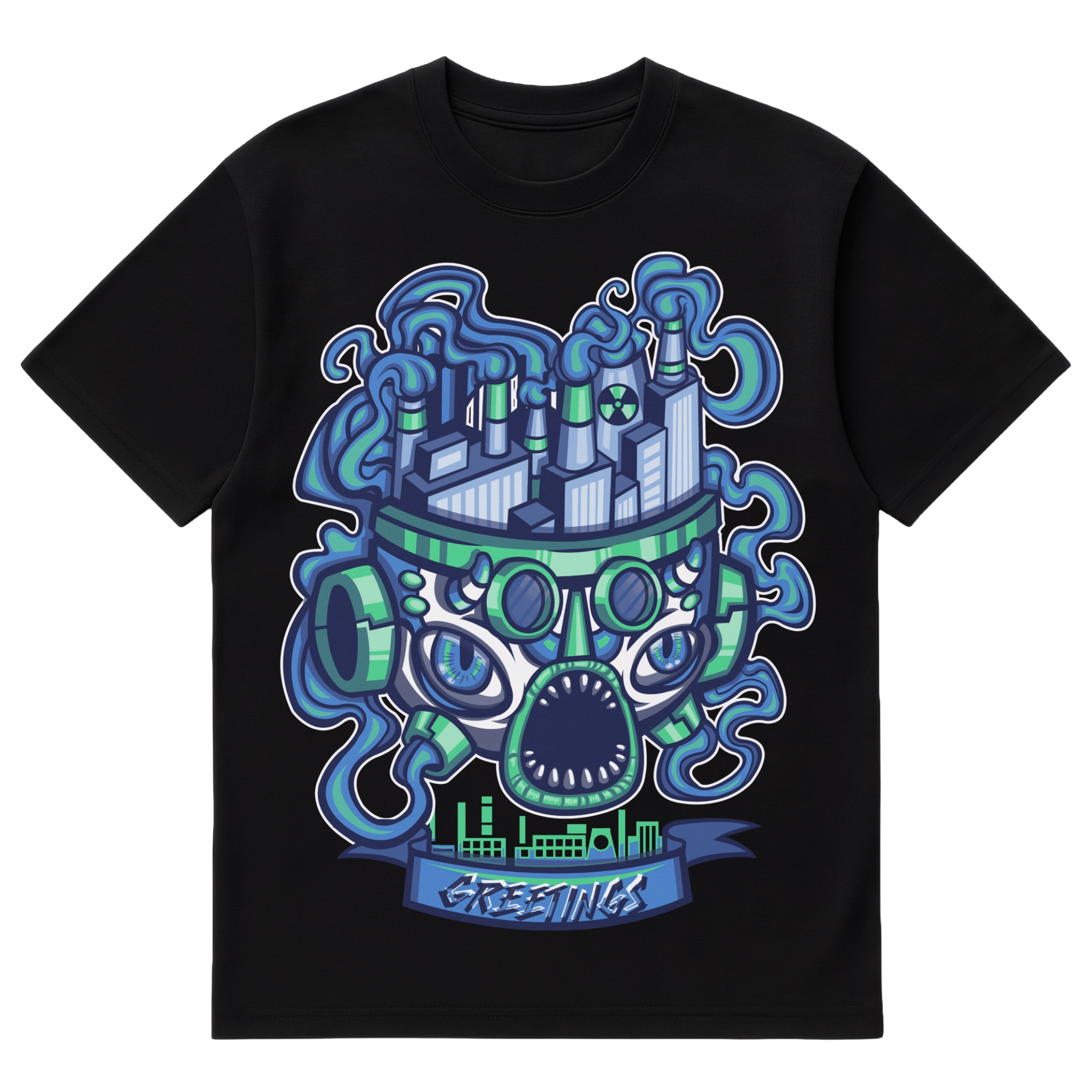 Camiseta Cubica Greetings