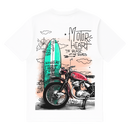 Camiseta Cubica Motor Heart The Beast Of Roads espalda