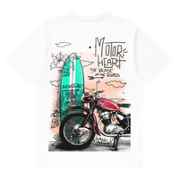 Camiseta Cubica Motor Heart The Beast Of Roads espalda