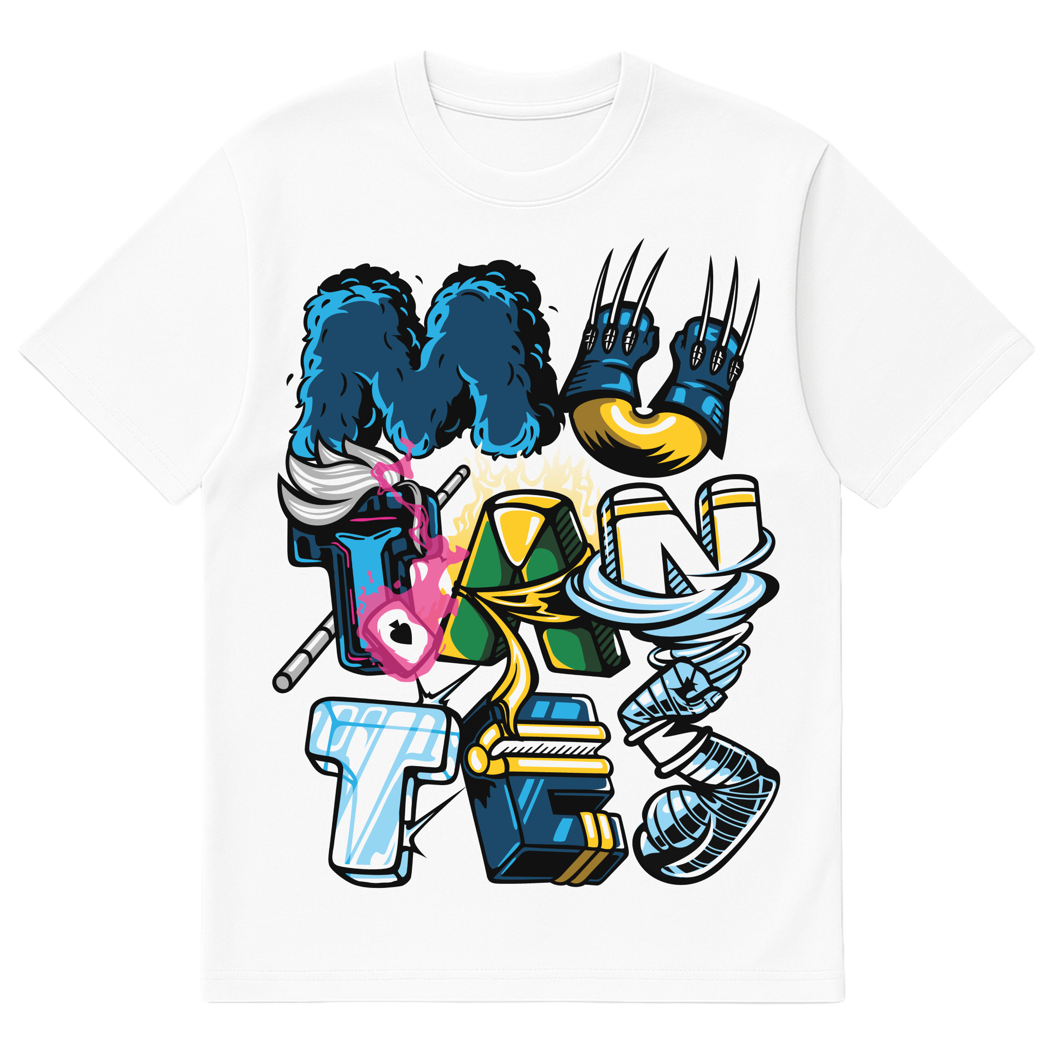 Camiseta Cubica Mutantes