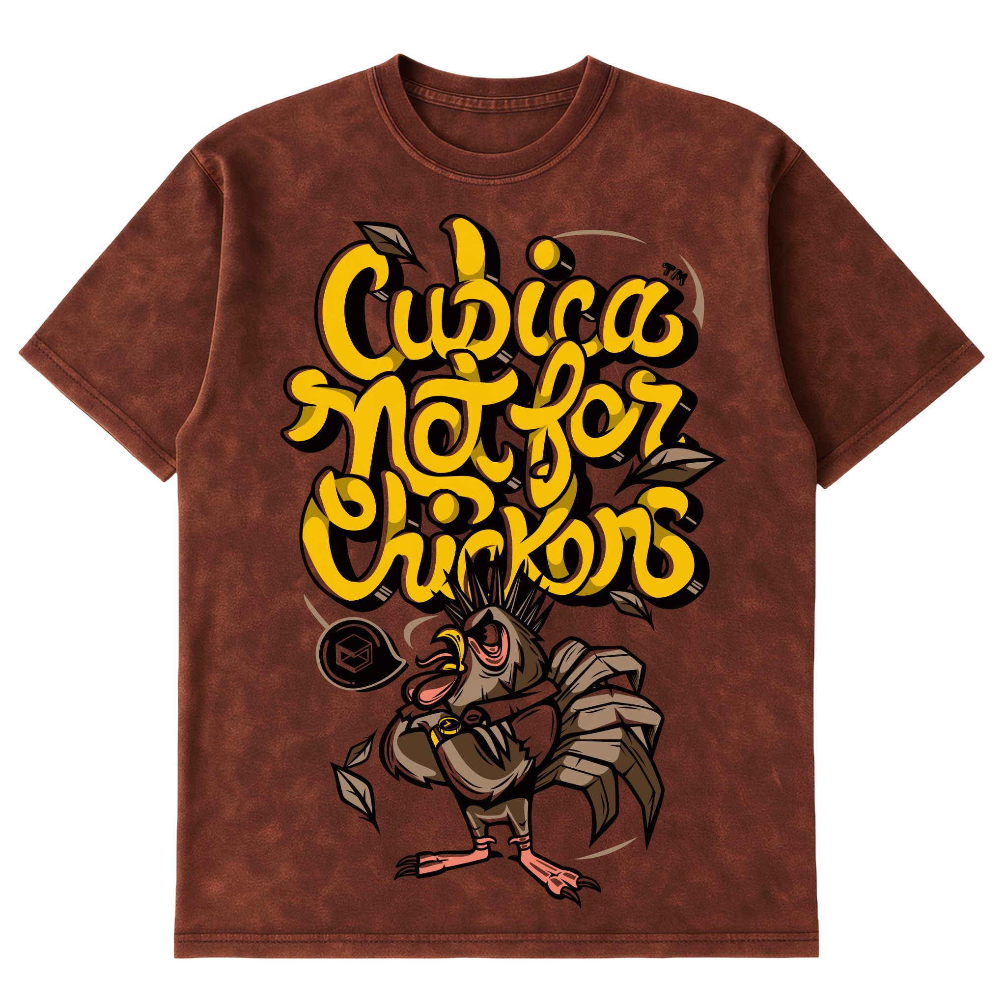 Camiseta Cubica Not For Chickens