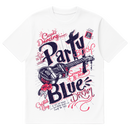 Camiseta Cubica Clouds Dancing Party Blue frente
