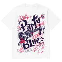 Camiseta Cubica Clouds Dancing Party Blue frente