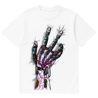 Camiseta Cubica IA Robot Hand Tech frente