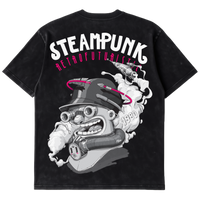 Camiseta Cubica Steampunk Retrofuturistic espalda