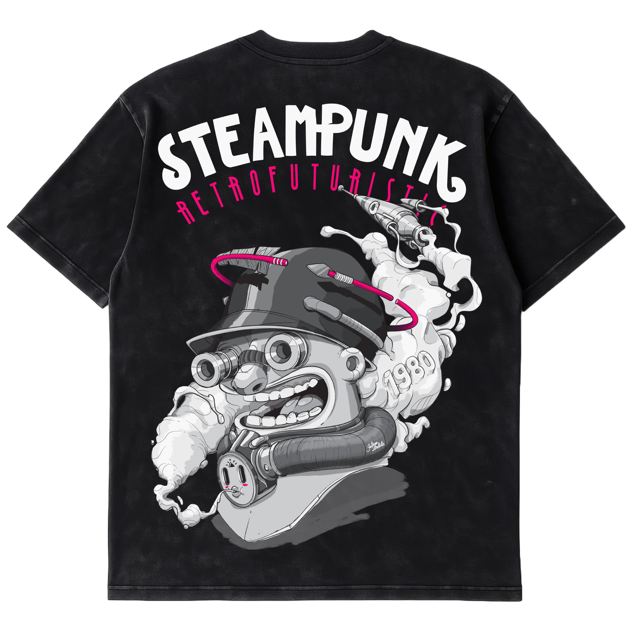 Camiseta Cubica Steampunk