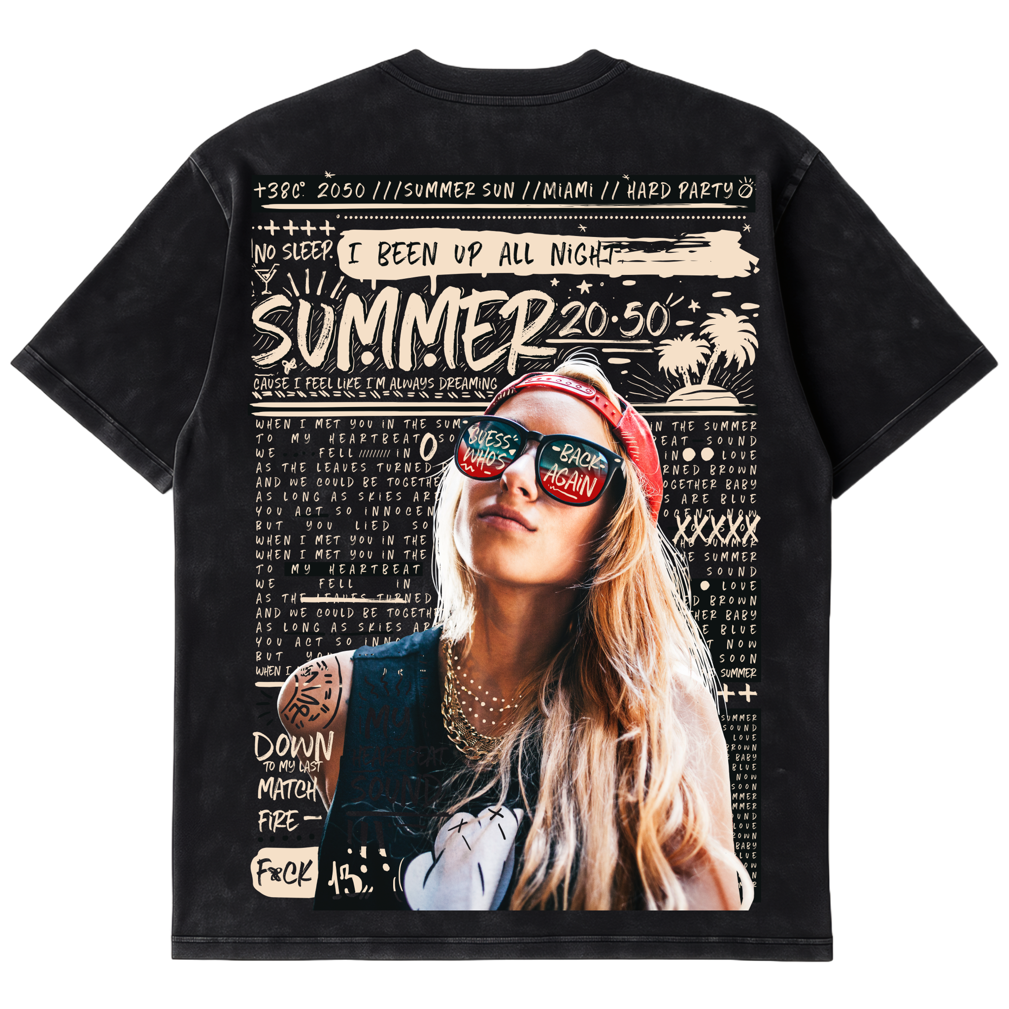 Camiseta Cubica Summer Girl 2050