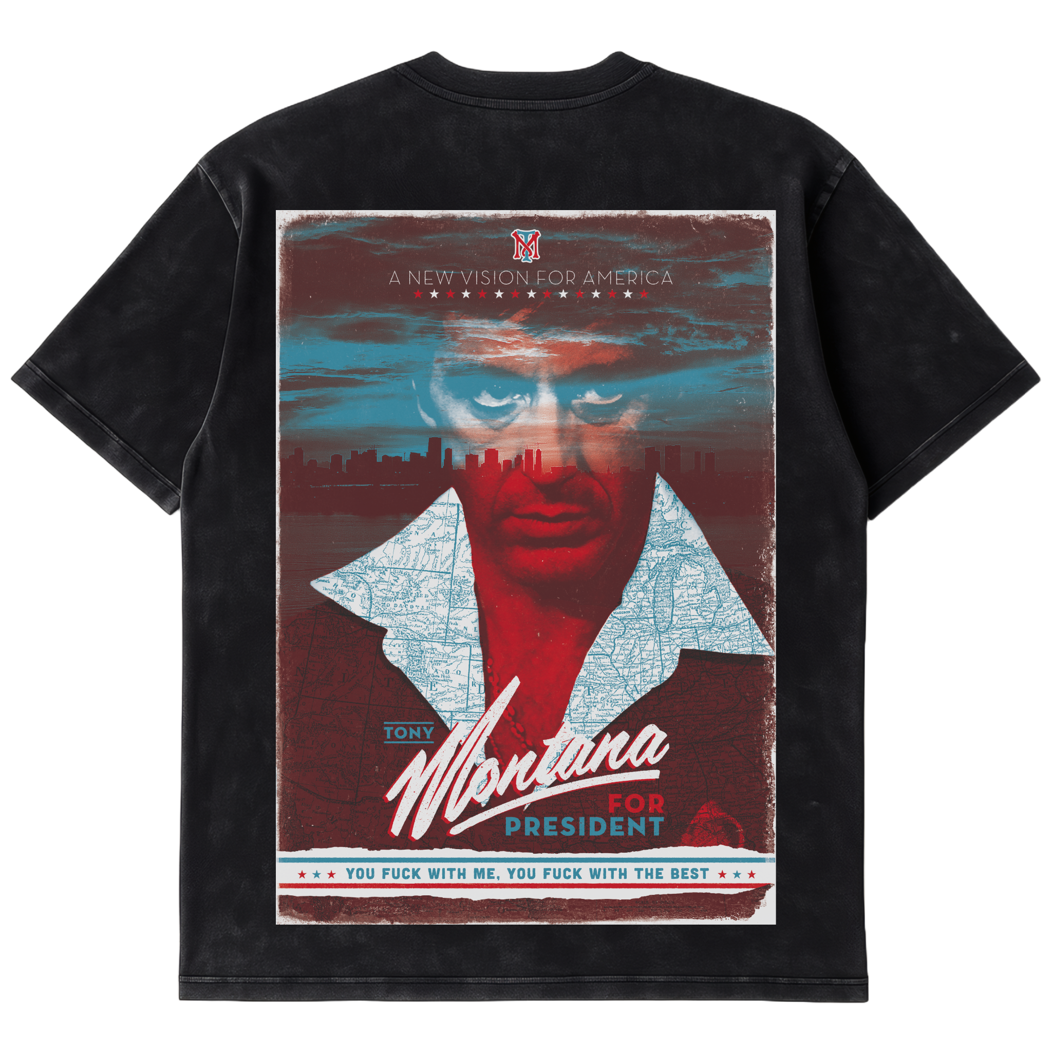 Camiseta Cubica Tony Montana For President