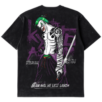 Camiseta Cubica Joker Yakuz Washed espalda