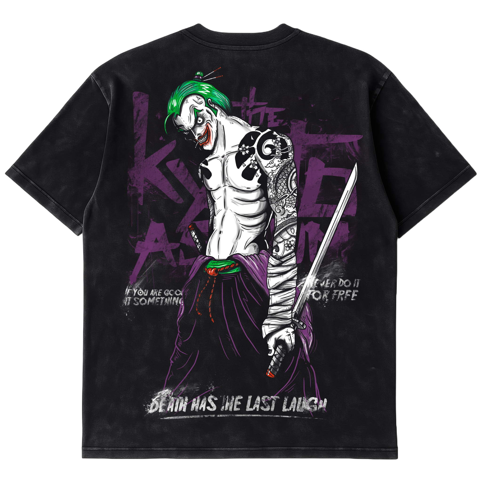 Camiseta Cubica Joker Yakuza Washed