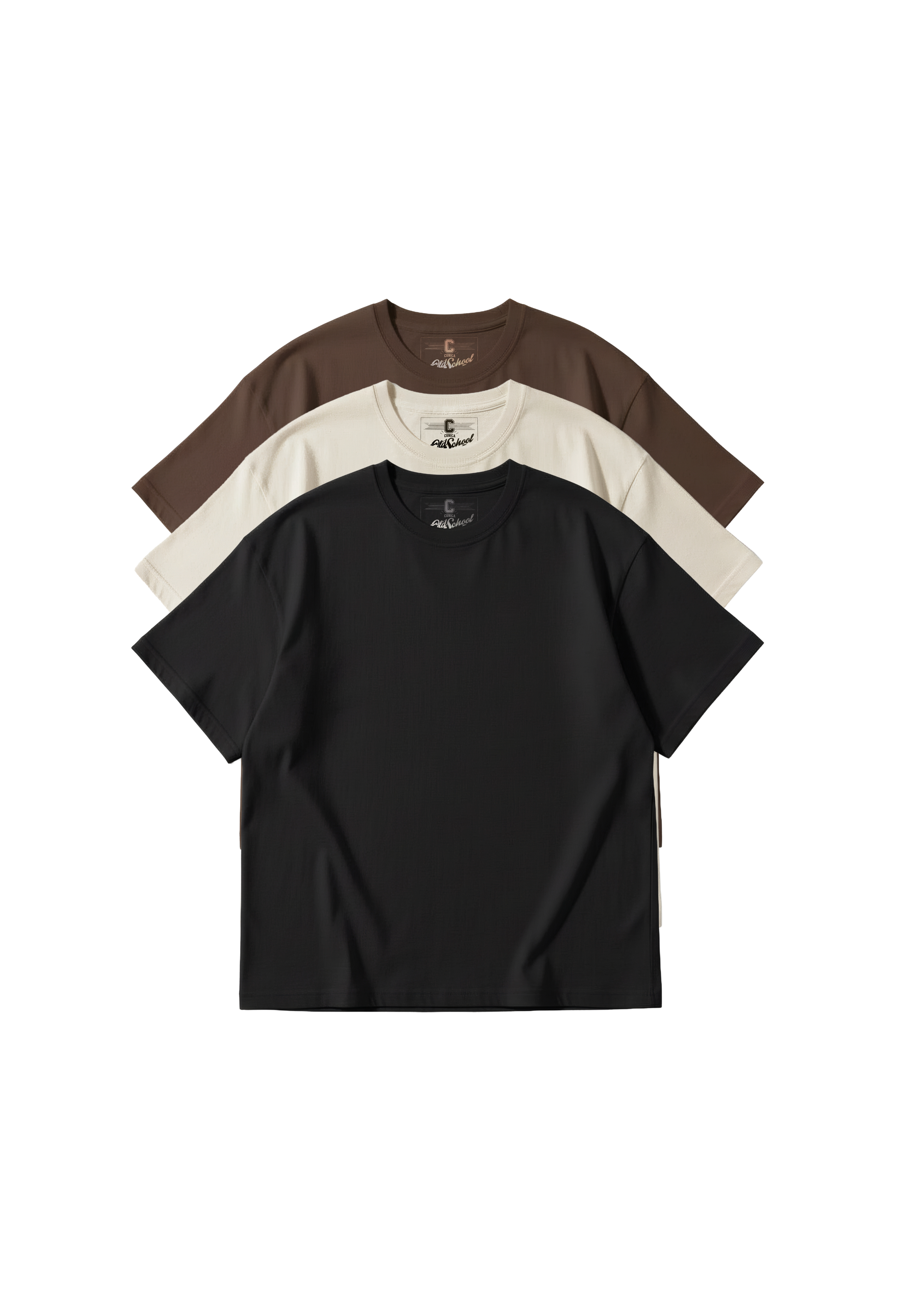 Camisetas 3X Pack Oversize Fit Originals