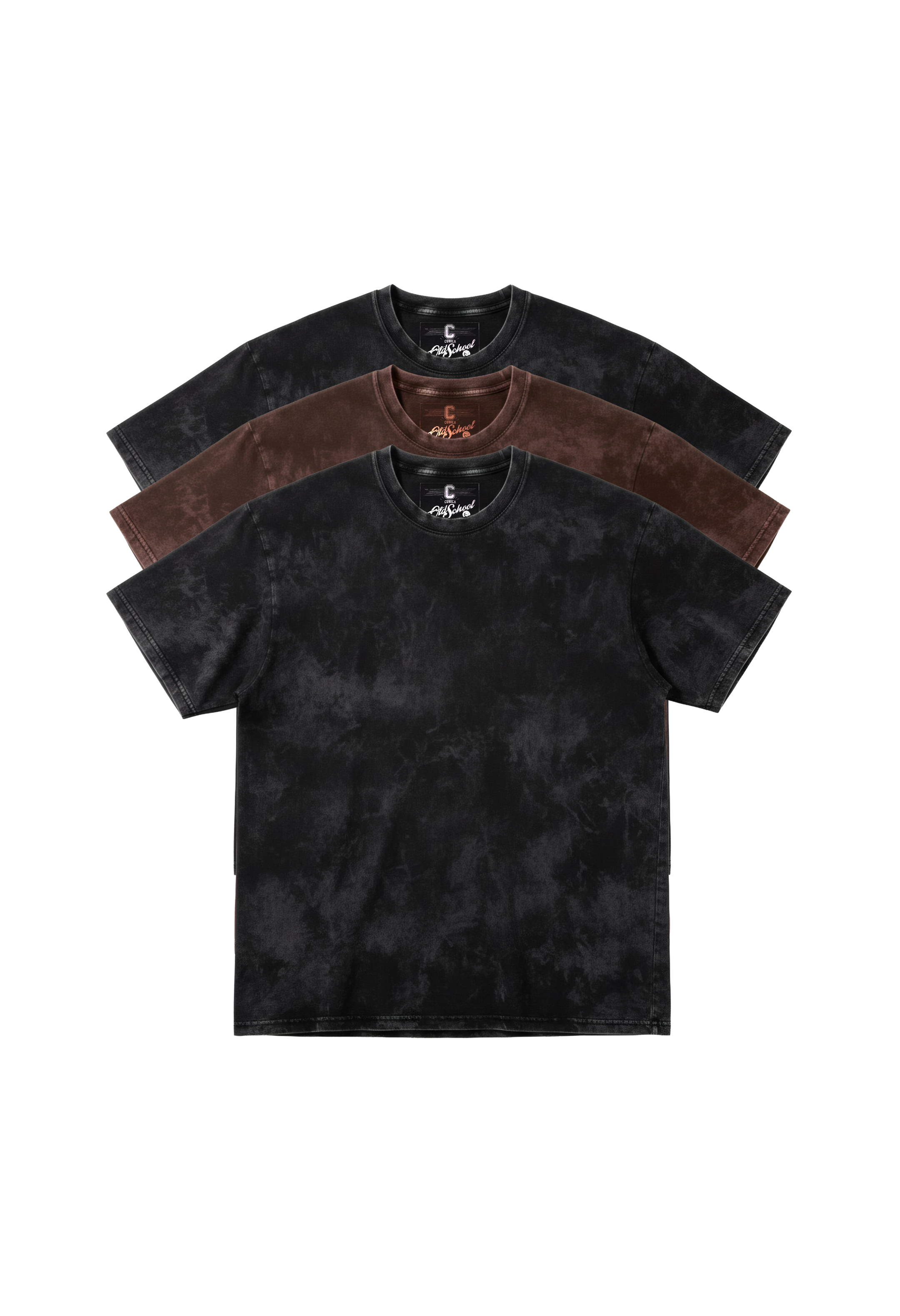 Camisetas 3X Pack Washed Out Oversize Originals