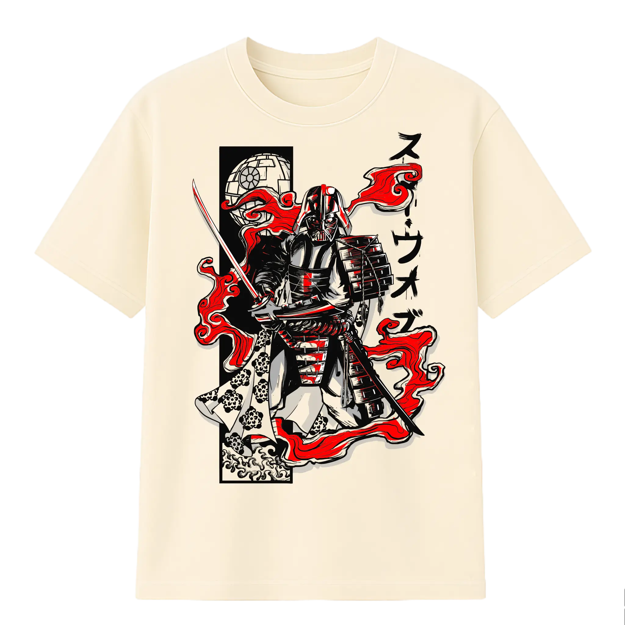 Camiseta Cubica Darth Vader Samurai Regular (F)