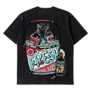 Camiseta Cubica Fresh Drink Washed espalda