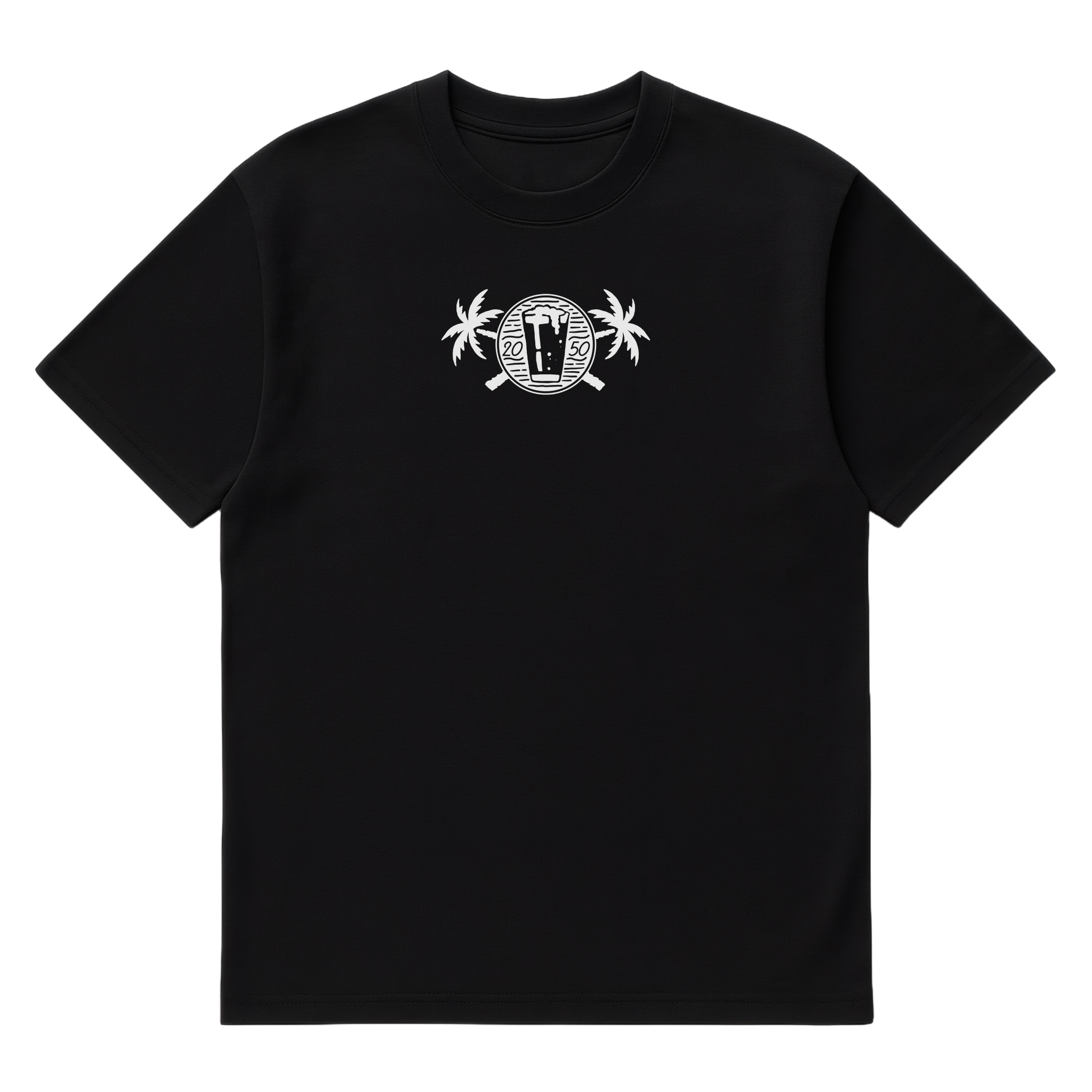 Camiseta Cubica Beer Fresh Drink frente negro