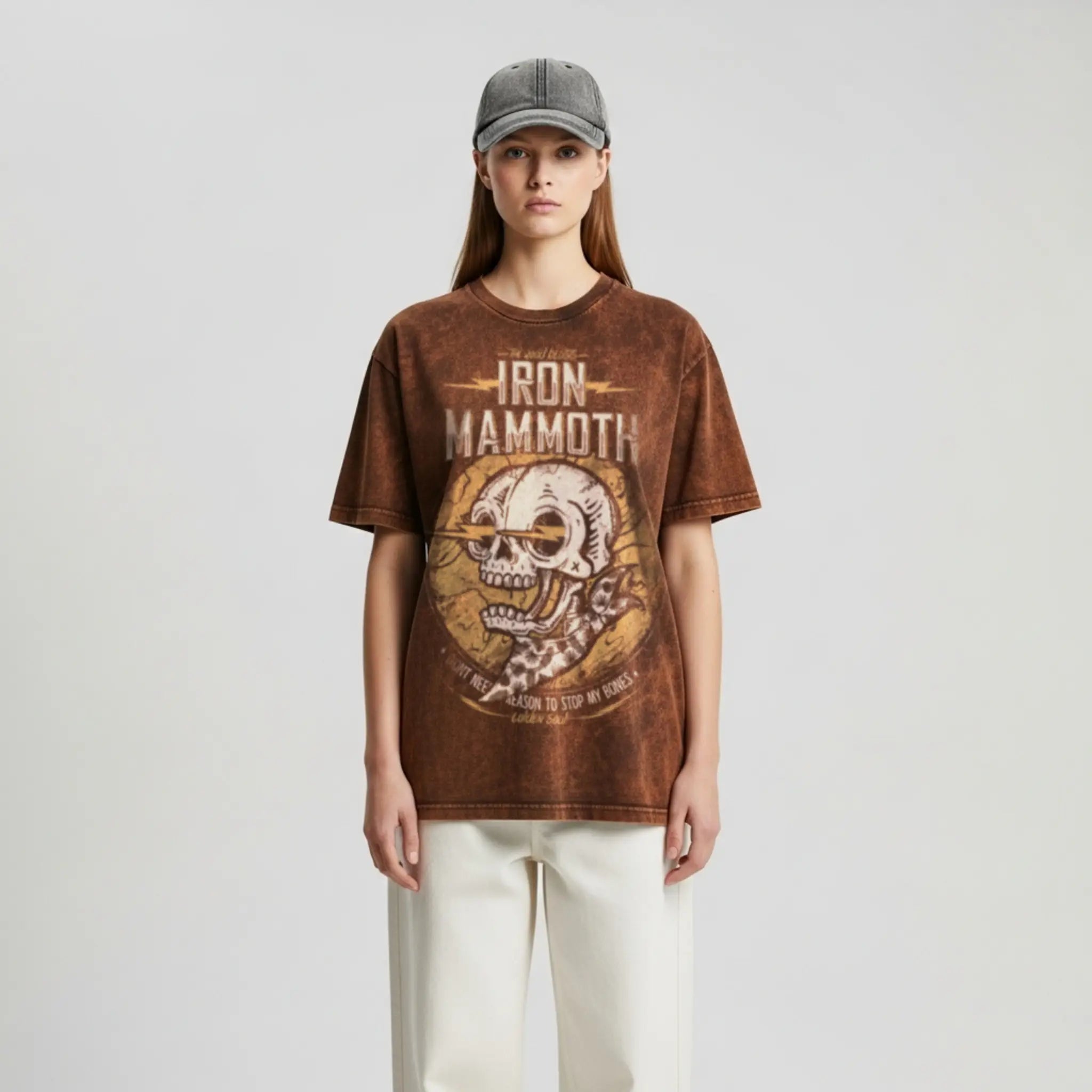 Camiseta Cubica Iron Mammoth Washed