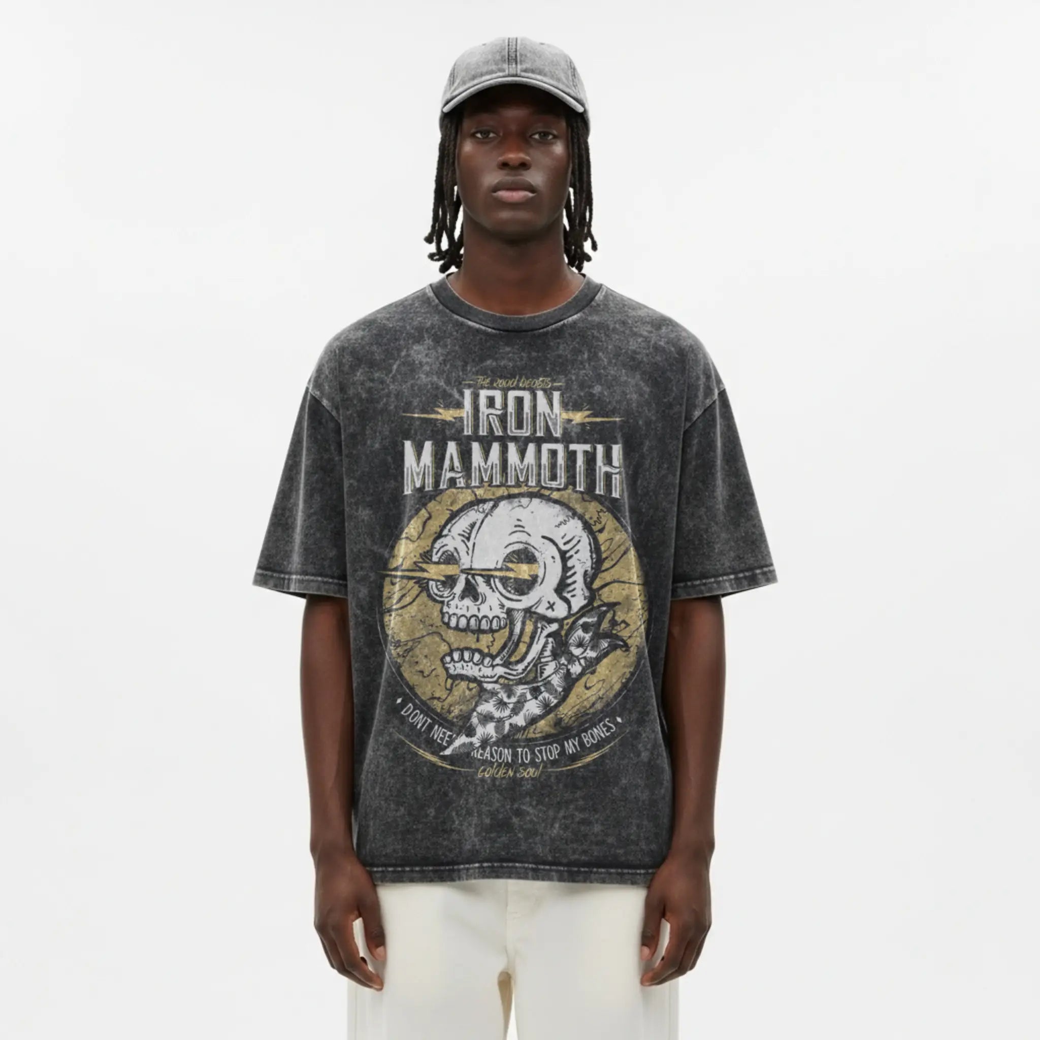 Camiseta Cubica Iron Mammoth Washed