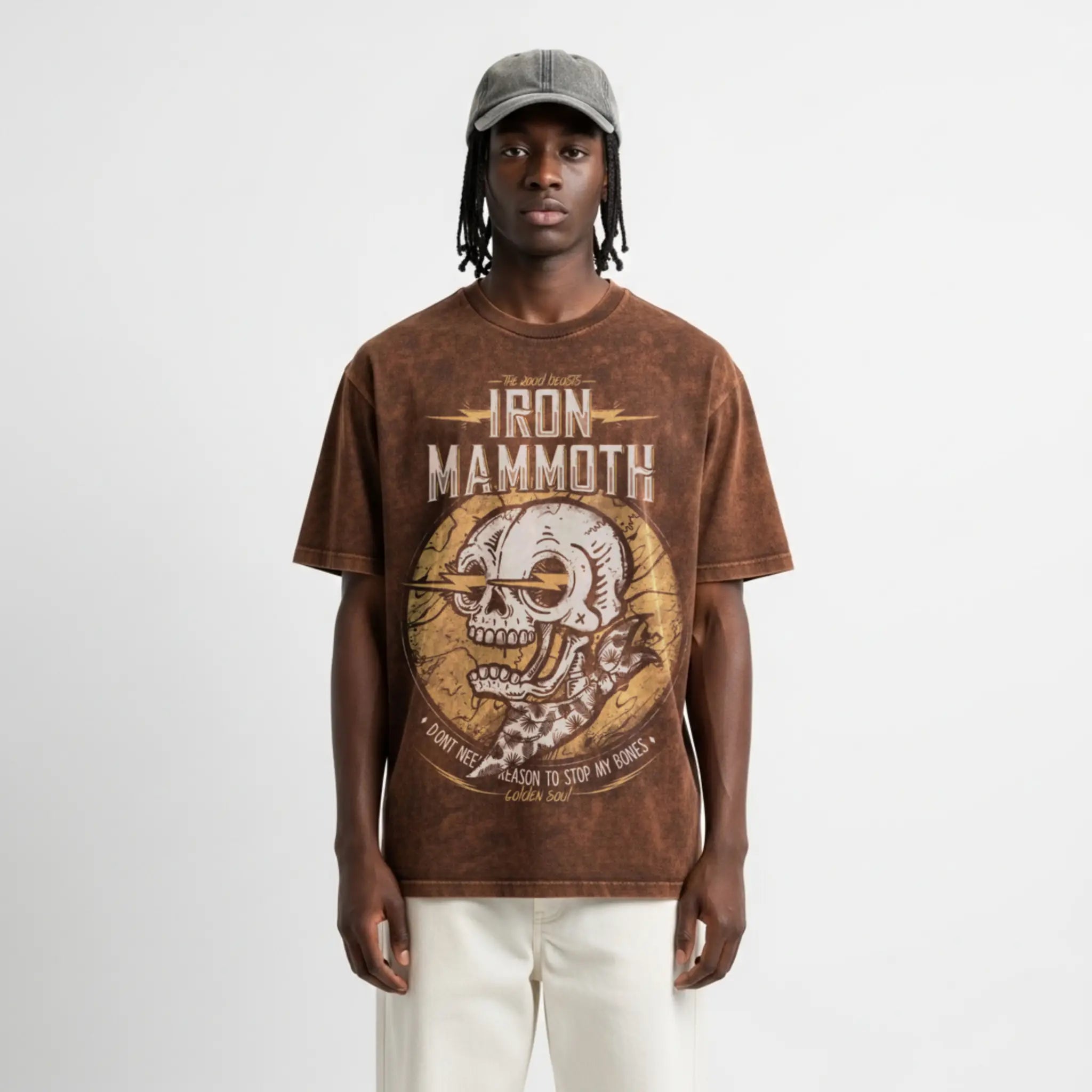 Camiseta Cubica Iron Mammoth Washed