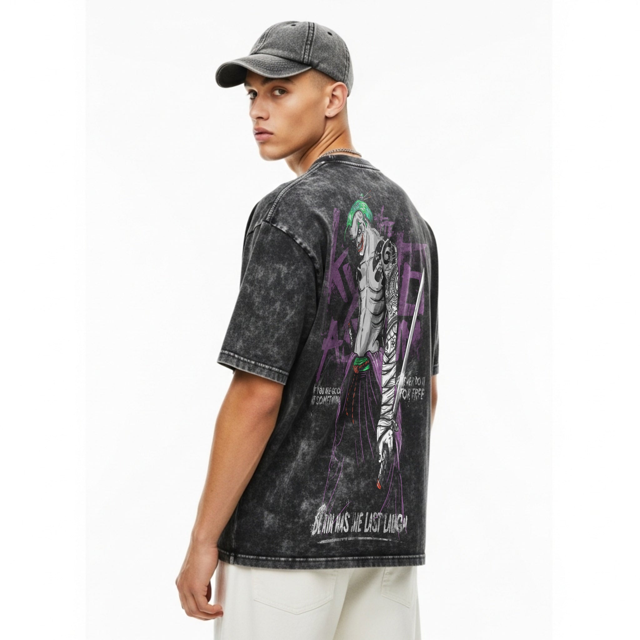 Camiseta Cubica Joker Yakuza Washed