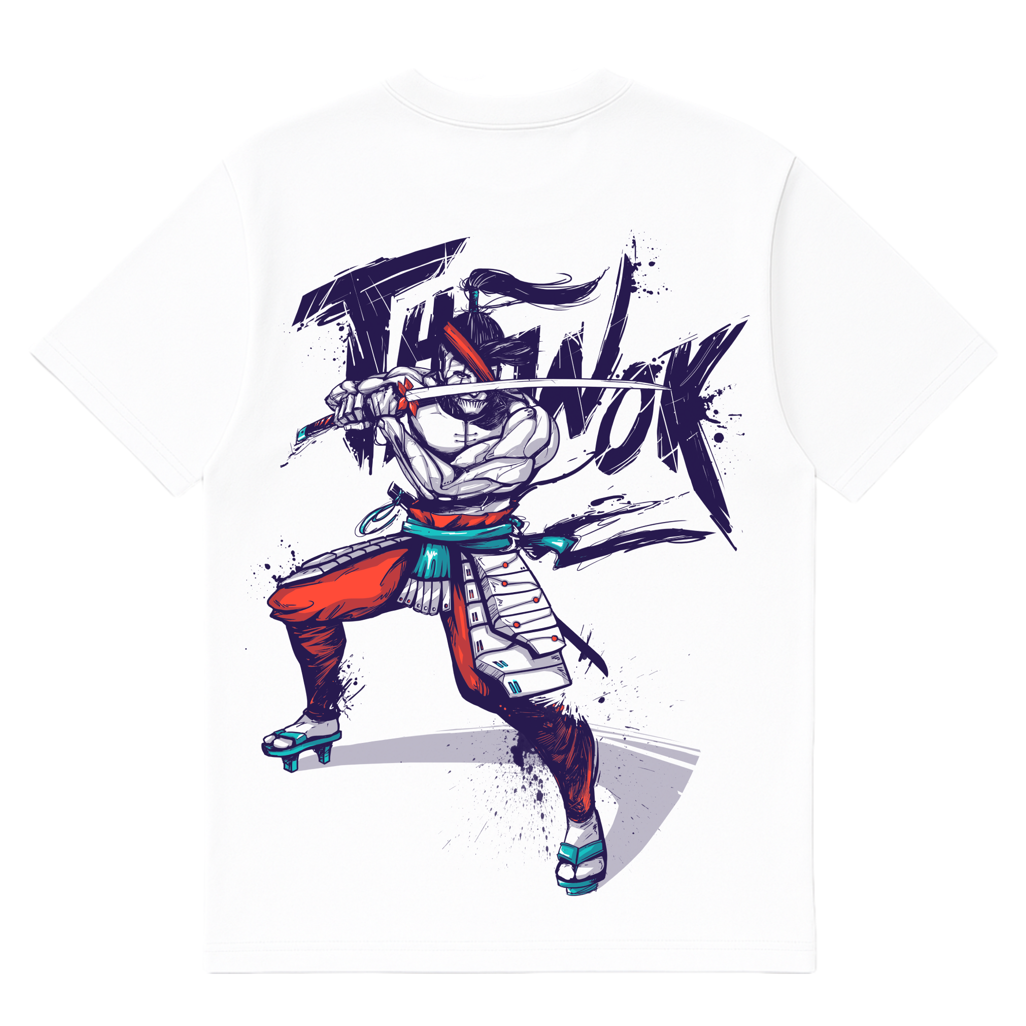 Camiseta Cubica Unconventional Samurai