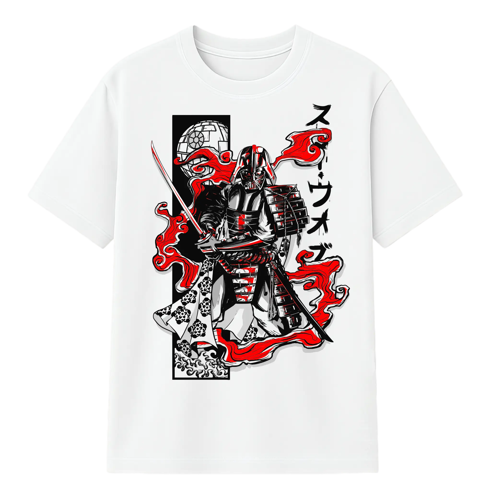 Camiseta Cubica Darth Vader Samurai Regular (F)